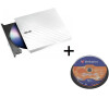 BUNDLE ASUS SDRW-08D2S-U LITE White externí + soft + Verbatim DVD-R 10cake