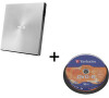 BUNDLE ASUS SDRW-08U9M-U SILVER (USB-C/A) + Verbatim DVD-R 10cake
