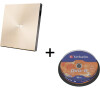 BUNDLE ASUS SDRW-08U9M-U GOLD (USB-C/A) + Verbatim DVD-R 10cake