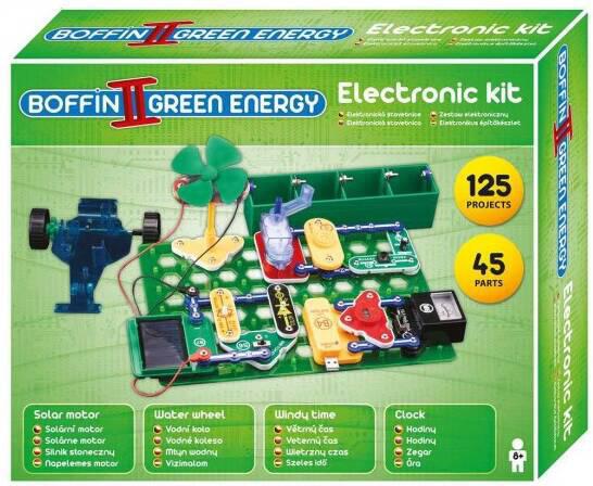 Elektronická stavebnice Boffin II Zelená Energie