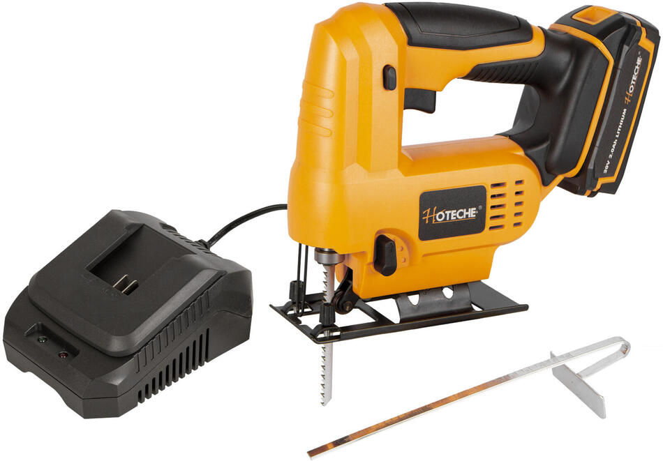 AKU přímočará pila Hoteche HTP800125B 20 V + 2 Ah baterie