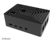 AKASA case Maze Pro, pro Raspberry Pi 4, hliník, černá (A-RA10-M2B)