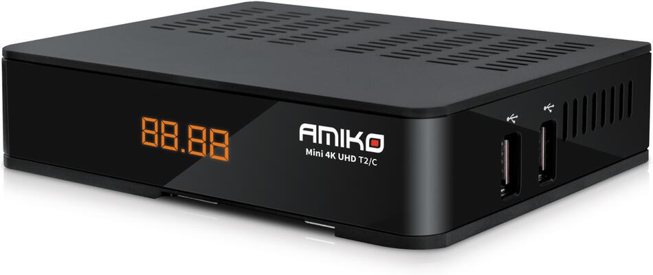 AMIKO Mini 4K UHD T2/C - set-top box DVB-T2 (H.265/HEVC)