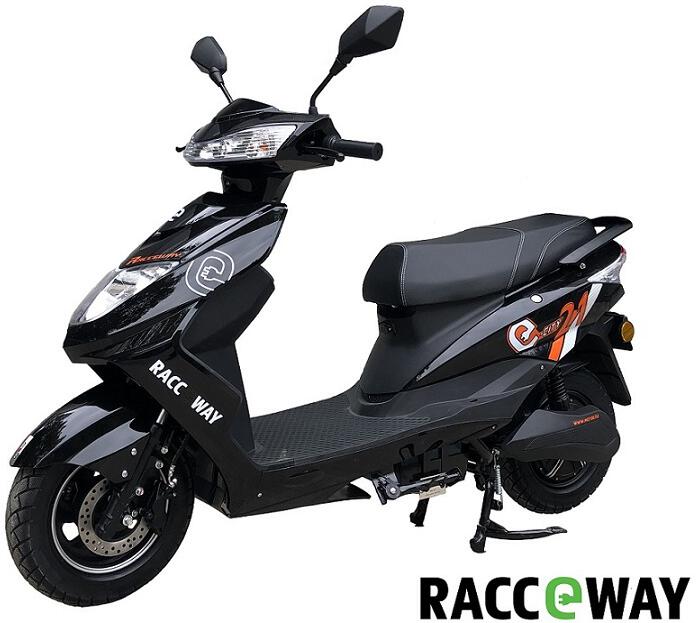 Elektroskútr RACCEWAY® CITY 21, černý+ Nosič zdarma | OnlineShop.cz