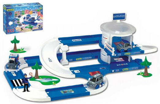 Stavebnice WADER KID CARS 3D policie
