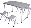 Campingový SET - stůl 120x60cm+4 stoličky ROJA