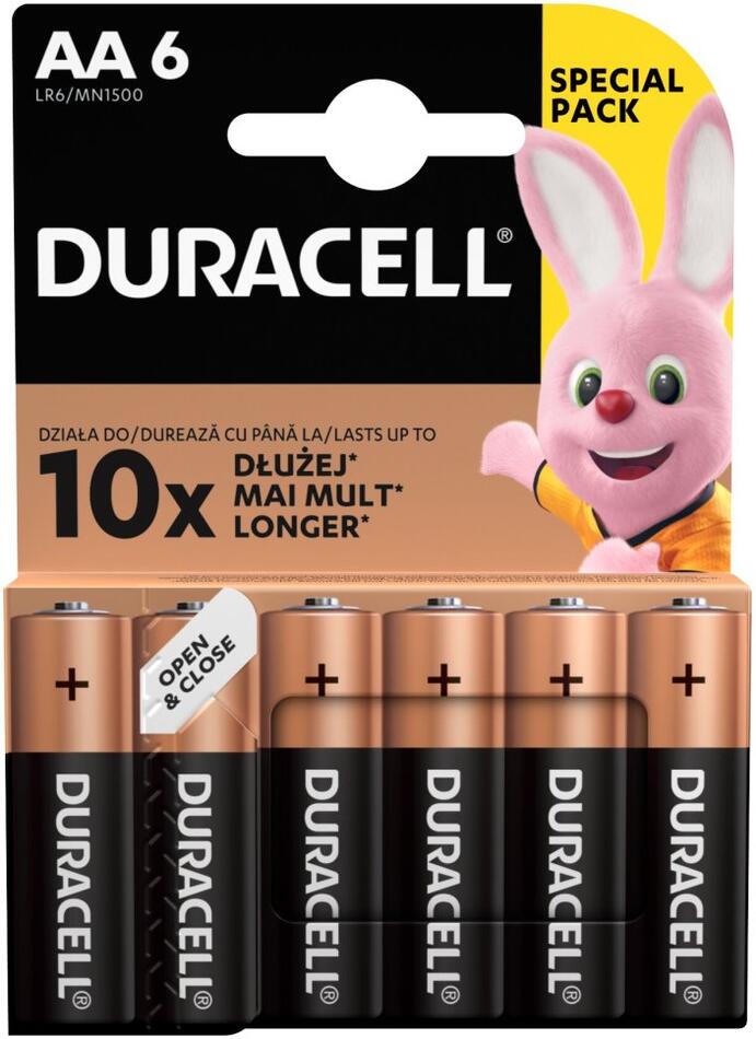 Duracell Basic alkalická baterie 6 ks (AA) (42307)