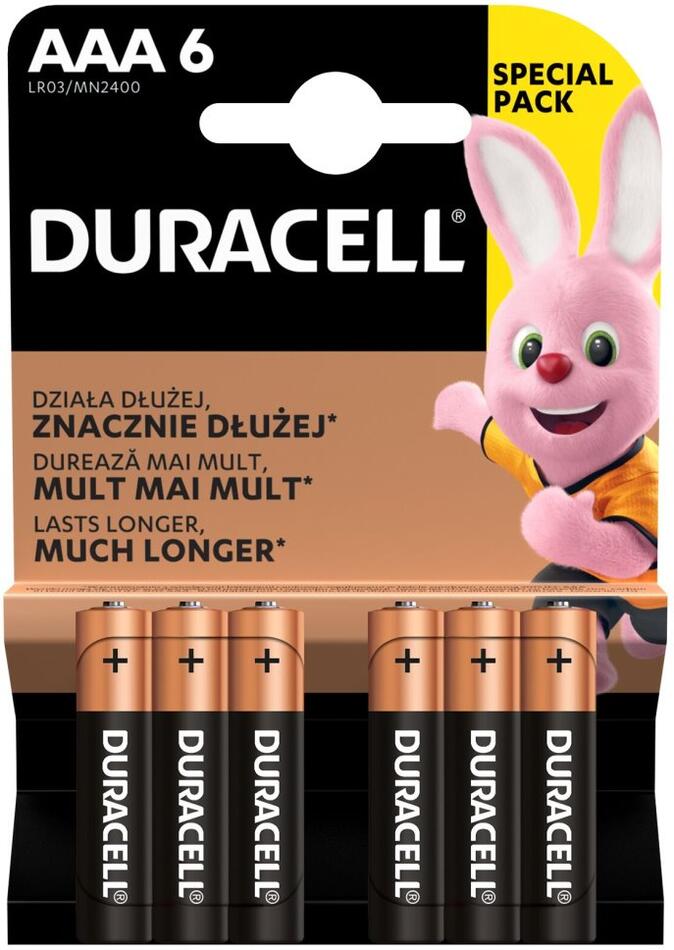 Duracell Basic alkalická baterie 6 ks (AAA) (42327)