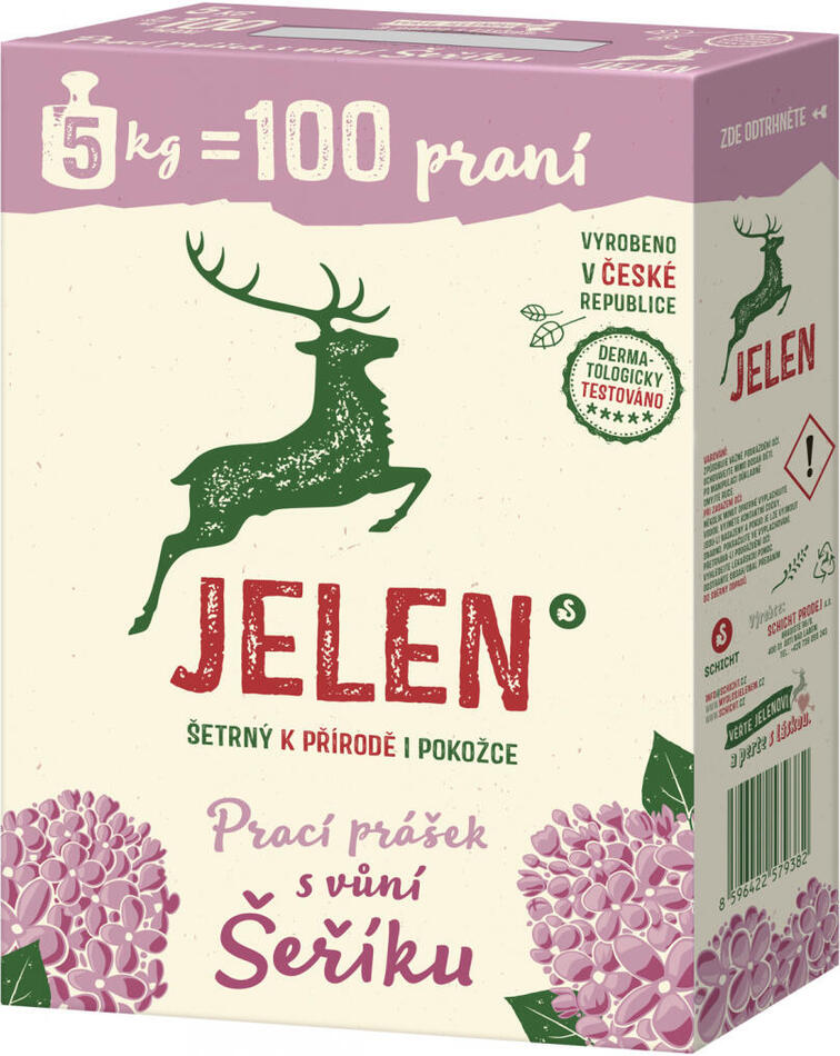 Jelen Šeřík prací prášek 5 kg (100 praní)