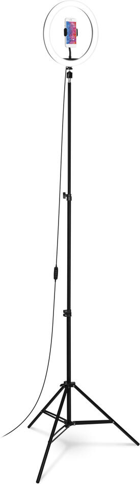 CONNECT IT Selfie12Ring kruhové 12" LED světlo + stativ 2,1 m (CLI-3010-LG)