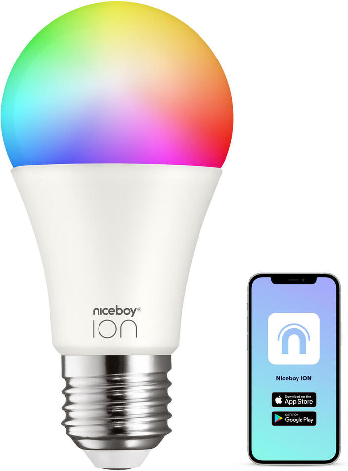 Chytrá žárovka Niceboy ION SmartBulb RGB E27 9W