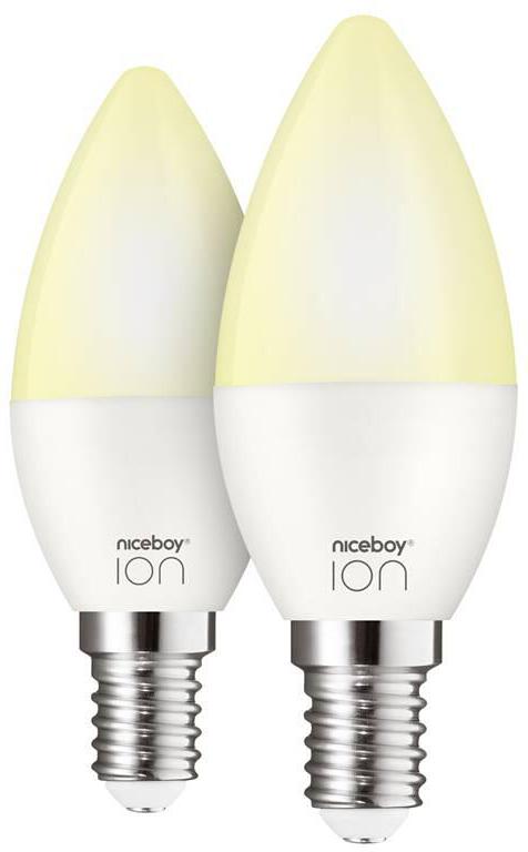 SET 2 ks chytrých žárovek Niceboy ION SmartBulb AMBIENT 5,5W E14