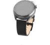 Kožený řemínek FIXED Leather Strap s Quick Release 22mm pro smartwatch, černý