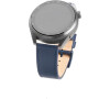 Kožený řemínek FIXED Leather Strap s Quick Release 22mm pro smartwatch, modrý
