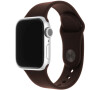Set silikonových řemínků FIXED Silicone Strap pro Apple Watch 38/40/41mm, kakaový
