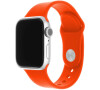 Set silikonových řemínků FIXED Silicone Strap pro Apple Watch 38/40/41mm, meruňkový