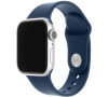 Set silikonových řemínků FIXED Silicone Strap pro Apple Watch 42/44/45/49mm, kovově modrý