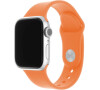 Set silikonových řemínků FIXED Silicone Strap pro Apple Watch 42/44/45/49mm, oranžový