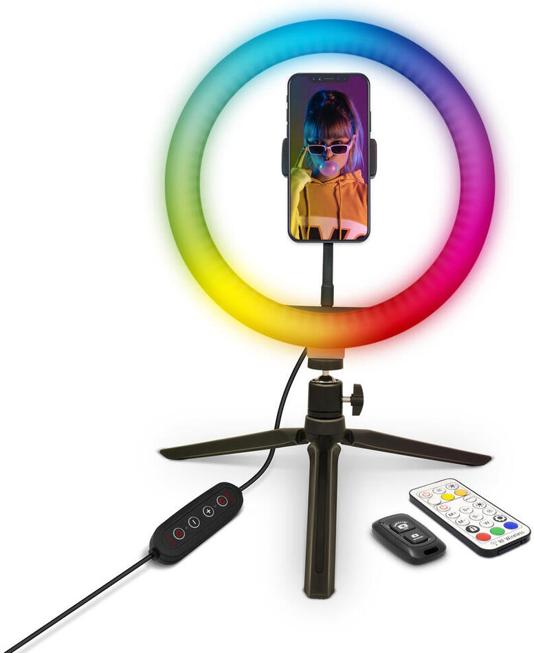 Držák telefonu Yenkee YSM 710 LED Ring