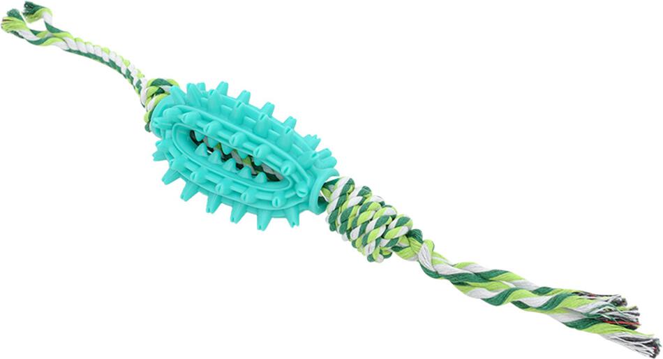 Přetahovadlo Reedog s dentální hračkou - modrá