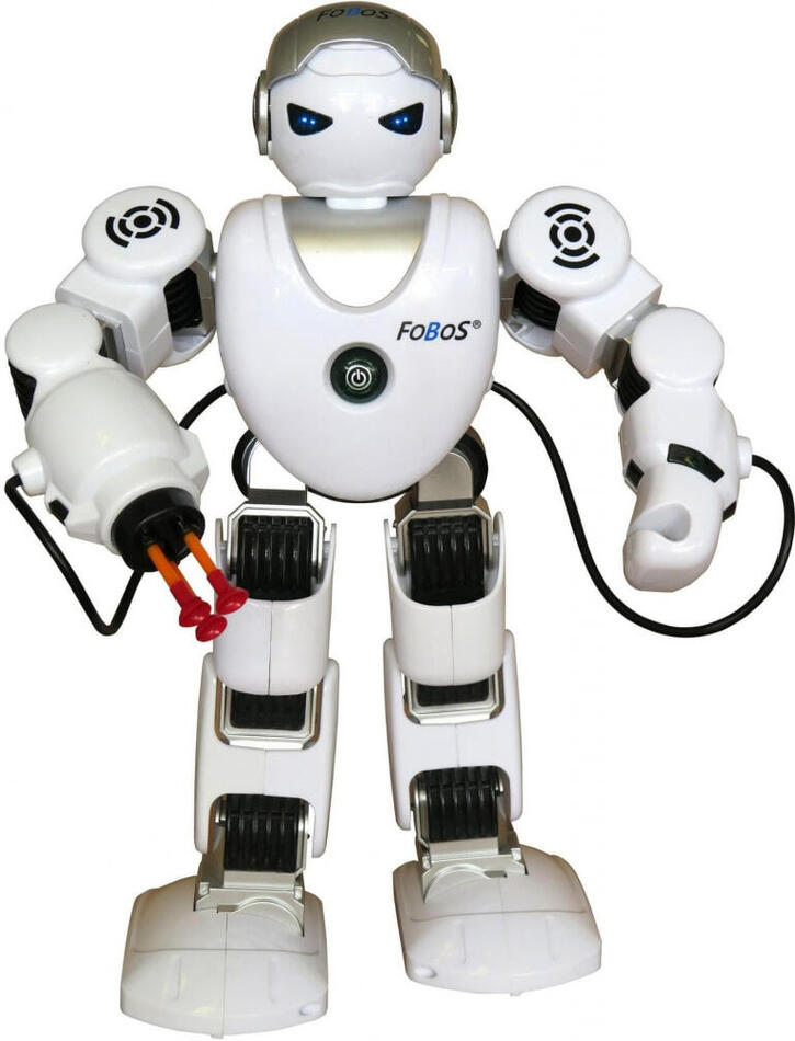 Interaktivní RC Robot Teddies FOBOS chodící, česky mluvící, 40cm