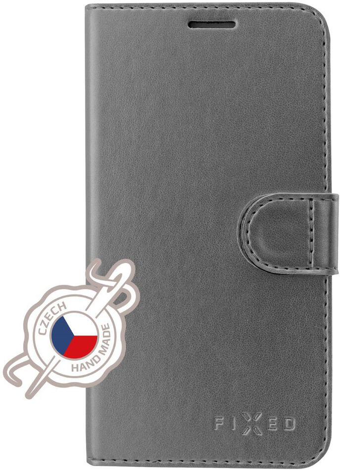 Pouzdro typu kniha FIXED FIT Shine pro Apple iPhone 13 Pro Max, antracitové