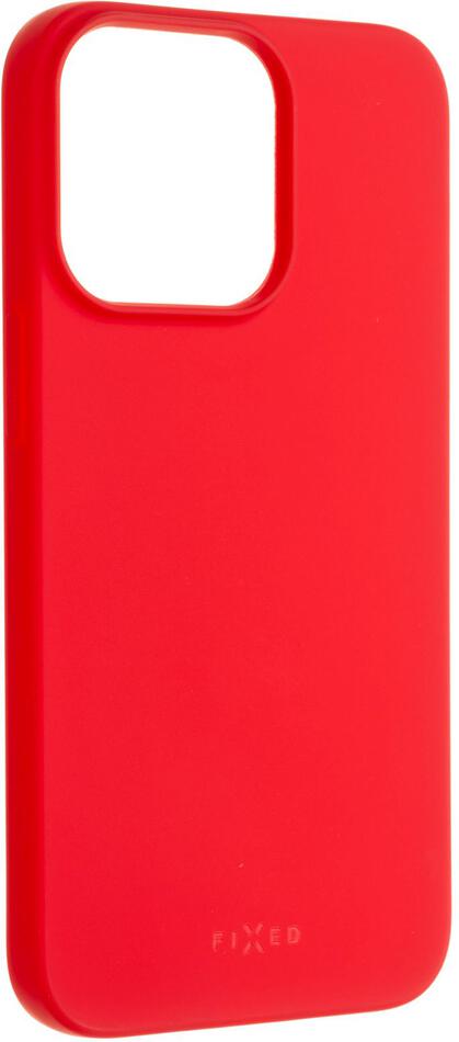 Zadní pogumovaný kryt FIXED Story pro Apple iPhone 13 Pro, červený