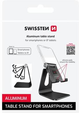 SWISSTEN HLINÍKOVÝ STOJÁNEK NA TELEFON