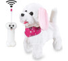 Jamara RC Plush Dog white/pink 27MHz