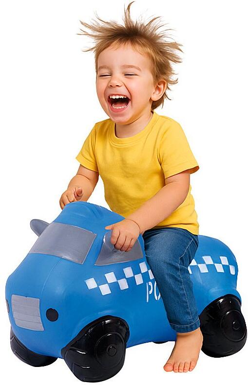 Jamara Bouncy Car Police truck with pump