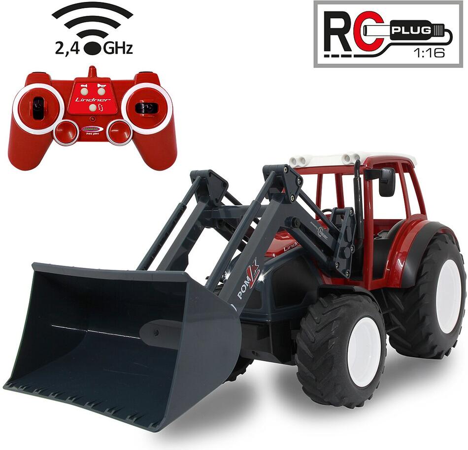 Jamara Traktor Lindner Geotrac s čelním nakladačem 1:16 2,4GHz