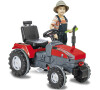 Jamara Šlapací traktor Power Drag červený
