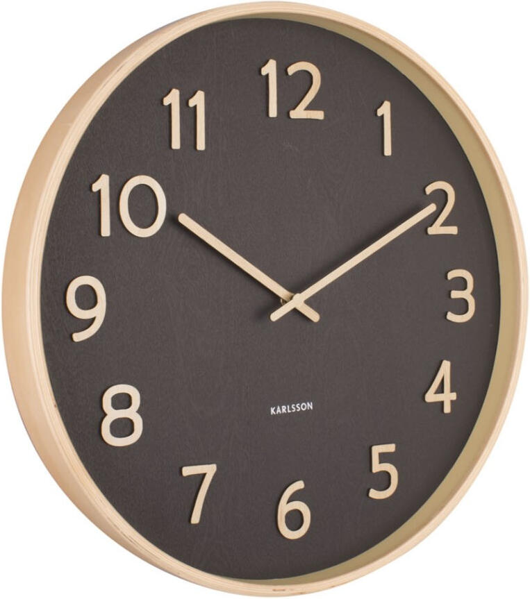 Designové nástěnné hodiny 5852BK Karlsson 40cm