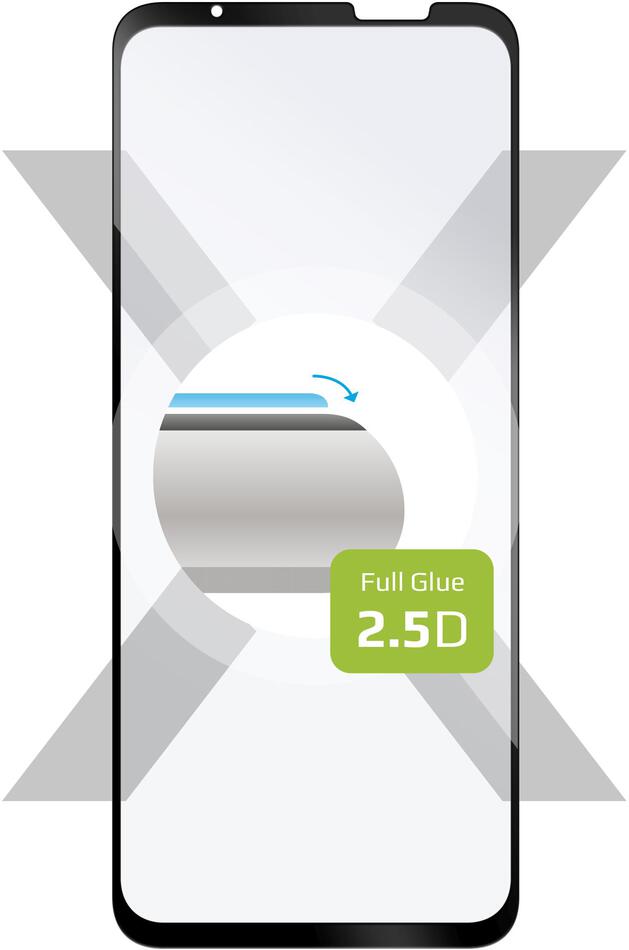 Ochranné tvrzené sklo FIXED Full-Cover pro Asus ROG Phone 5s/5s Pro, lepení přes celý displej, černé