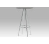 Barový stůl šedá / chrom, pr. 60 cm Autronic (AUB-8000 GREY)