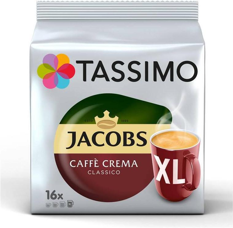 Kávové kapsle Tassimo Jacobs Café Crema XL
