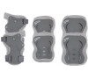 Spokey SHIELD PRO 3dílná sada chráničů pro dospělé, šedá, vel. S