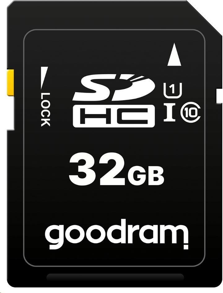 GOODRAM SDHC karta 32GB (R:100/W:10 MB/s) UHS-I Class 10 (S1A0-0320R12)
