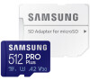 Samsung micro SDXC karta 512 GB PRO Plus + SD adaptér (MB-MD512KA/EU)