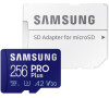 Samsung micro SDXC karta 256GB PRO Plus + SD adaptér (MB-MD256KA/EU)