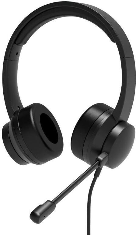 PORT CONNECT - Stereo headset s mikrofonem, USB-A/USB-C, černá (901605)