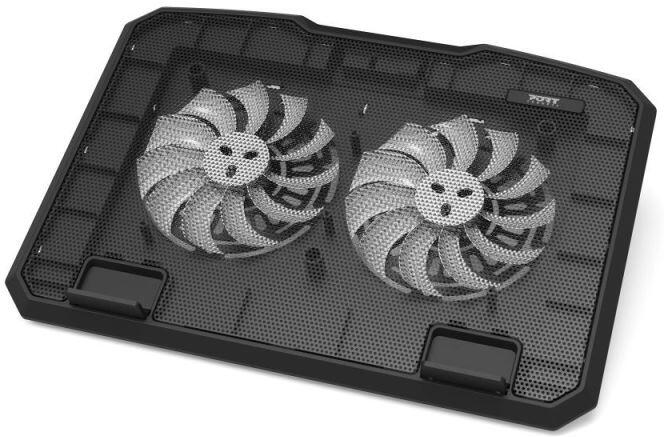 PORT CONNECT COOLER PRO, chladící stojan na notebook, 2x USB, černý (901099)