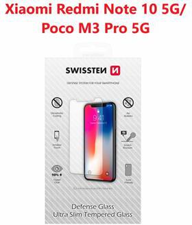 OCHRANNÉ TEMPEROVANÉ SKLO SWISSTEN PRO XIAOMI REDMI NOTE 10 5G/POCO M3 PRO 5G RE 2,5D
