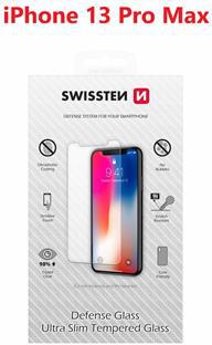 OCHRANNÉ TEMPEROVANÉ SKLO SWISSTEN PRO APPLE IPHONE 13 PRO MAX RE 2,5D