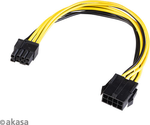 AKASA - 12V ATX 8-Pin na PCIe 6+2 pin adaptér (AK-CBPW23-20)