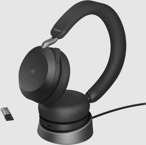 Jabra Evolve2 75 / Stereo / ANC / USB / BT / Bezdrát / MS / Stand / Černá (27599-999-989)