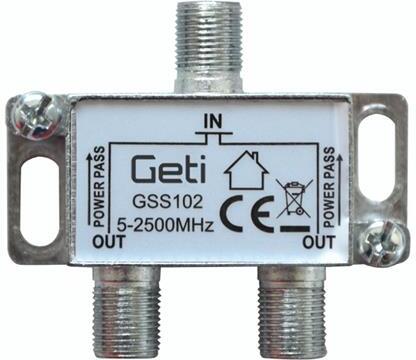 Anténní rozbočovač GETI GSS102 2 výstupy