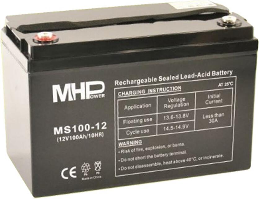 Baterie MHPower MS100-12 VRLA AGM 12V/100Ah