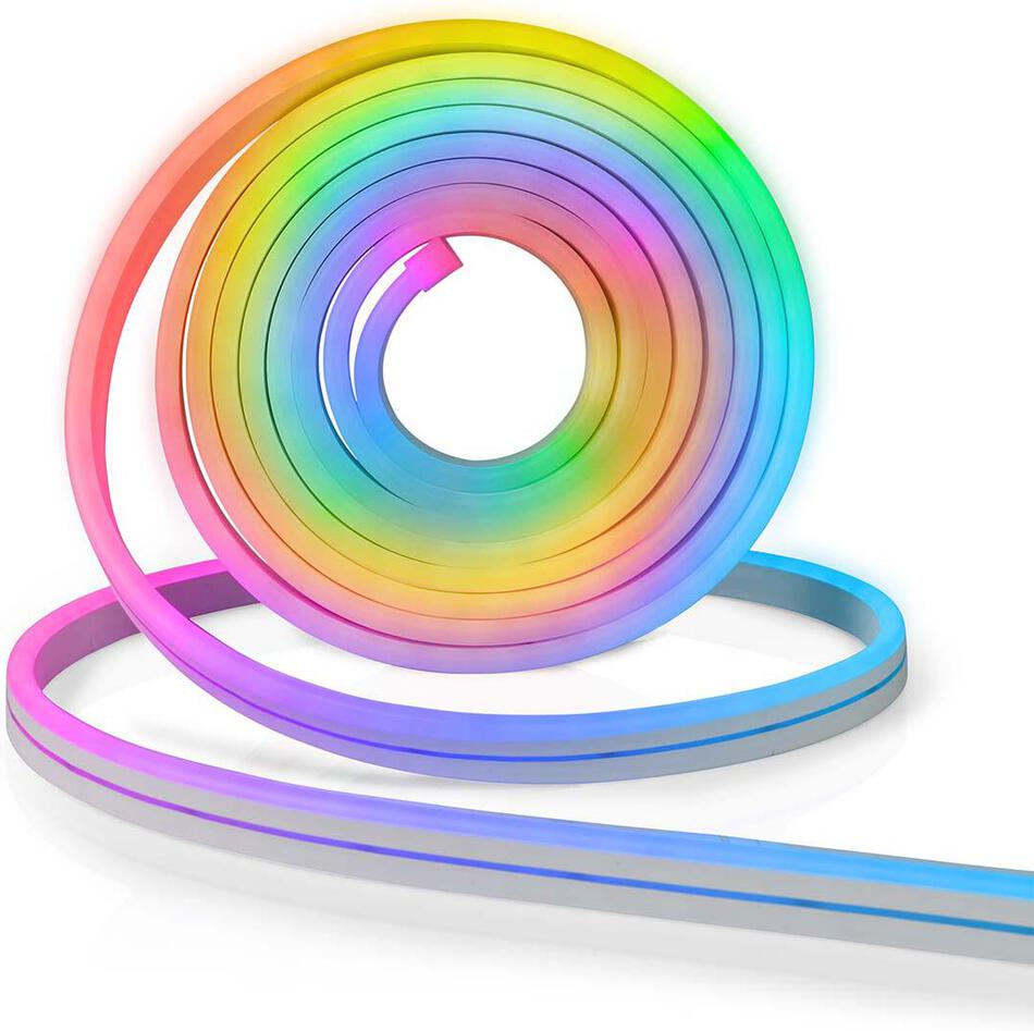 Smart LED neonový pásek NEDIS WIFILN51CRGB RGB 5 m WiFi