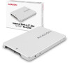 Axagon RSS-M2SD, SATA - M.2 SATA SSD, interní 2.5" ALU box, stříbrný